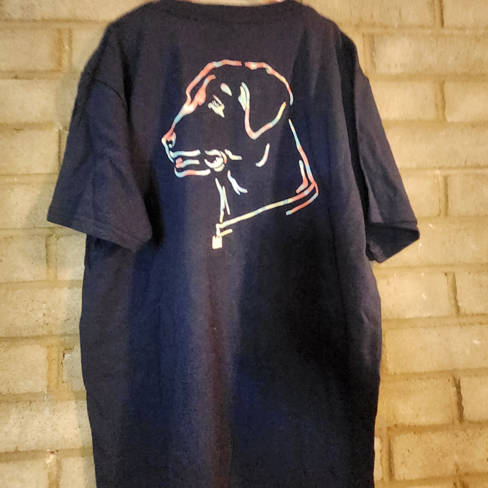 Nwot Crown & Ivy Navy Blue Labrador Graphic Tee